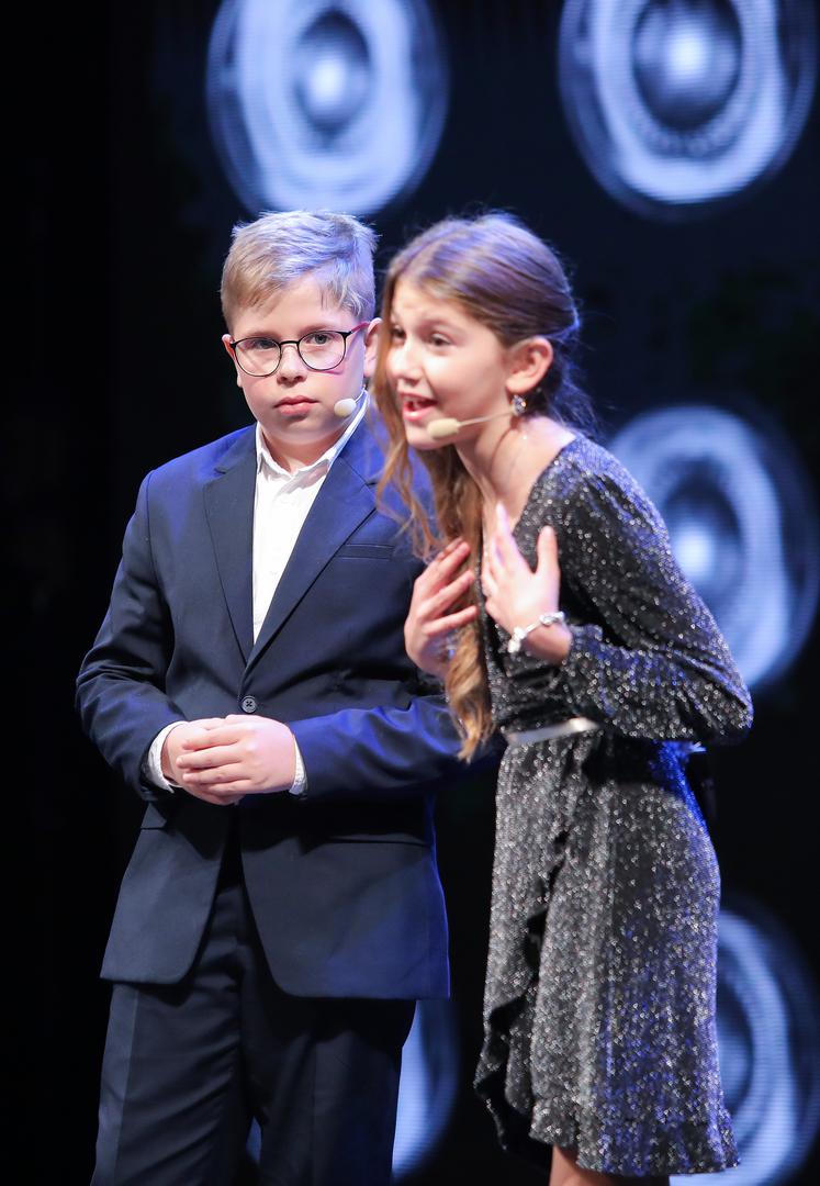 24.11.2023., Zagreb - Svecana dodjela 31. Nagrade hrvatskog glumista u Hrvatskom narodnom kazalistu. Jakov Svarc, Katja Matkovic Photo: Tomislav Miletic/PIXSELL