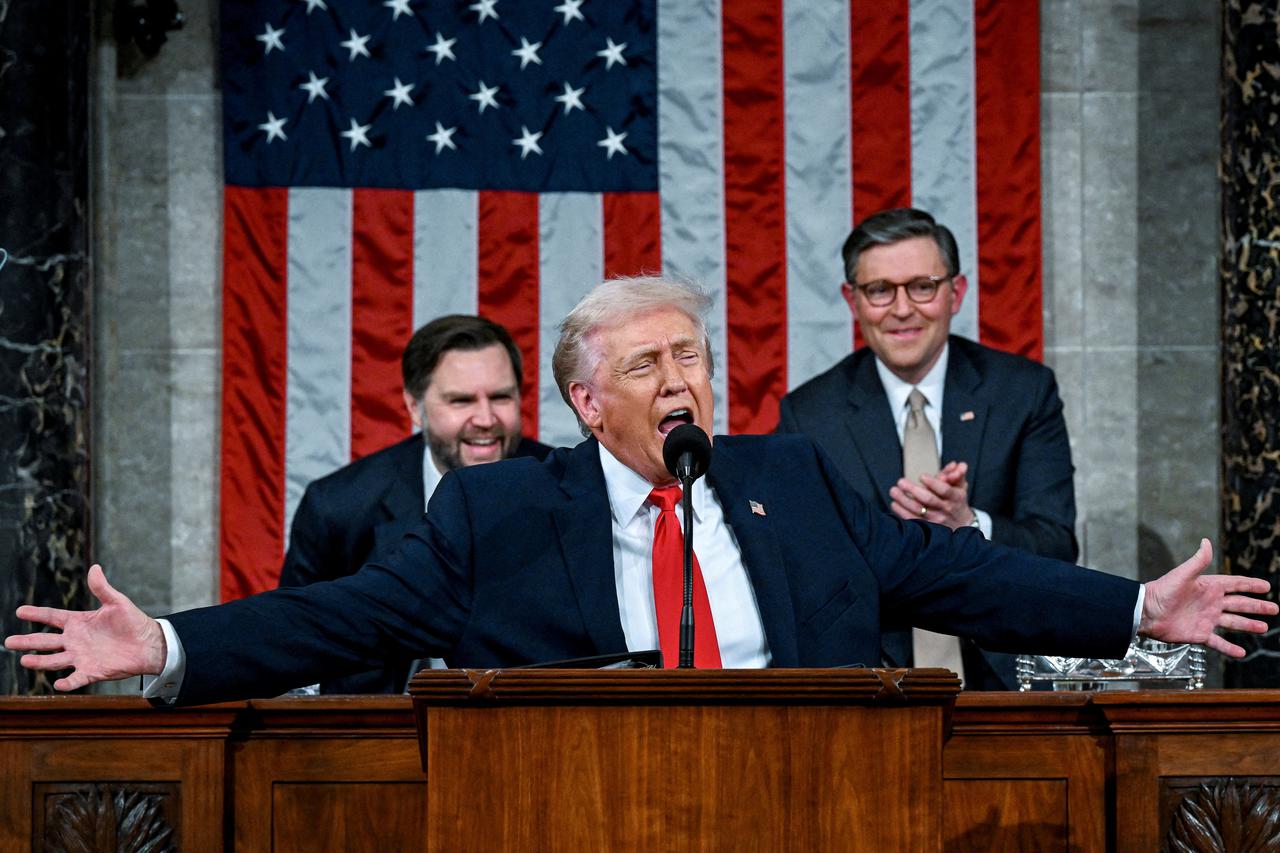 FILE PHOTO: U.S. President Donald Trump delivers the State of the Union address at the U.S. Capitol in Washington D.C.