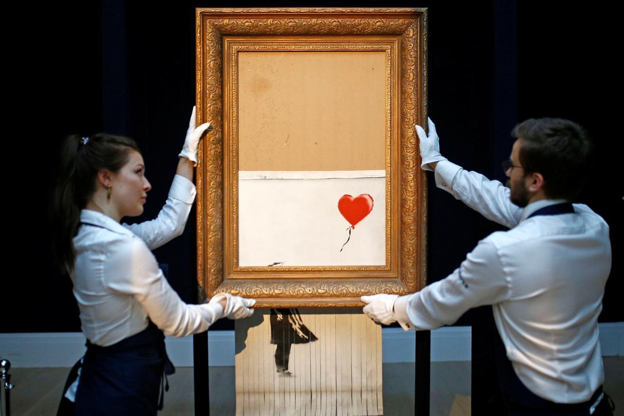 Platno "Djevojčica s balonom"