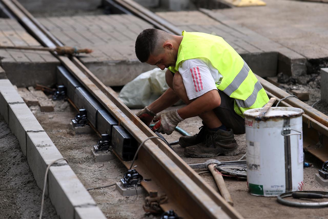Radovi na tramvajskoj pruzi