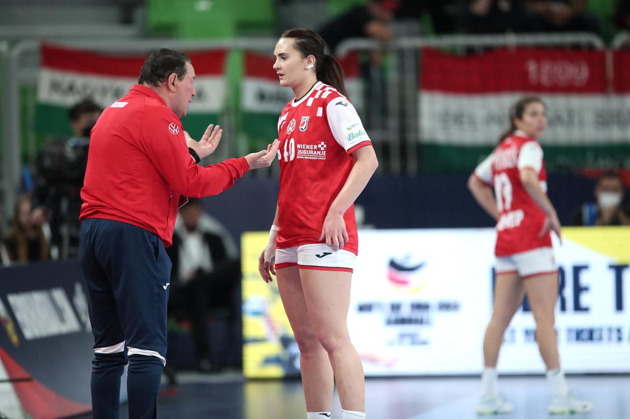 Ljubljana: Europsko prvenstvo rukometašica, grupa A: Hrvatska - Mađarska