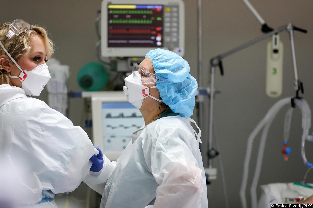 Zagreb: Covid odjel u KB Dubrava