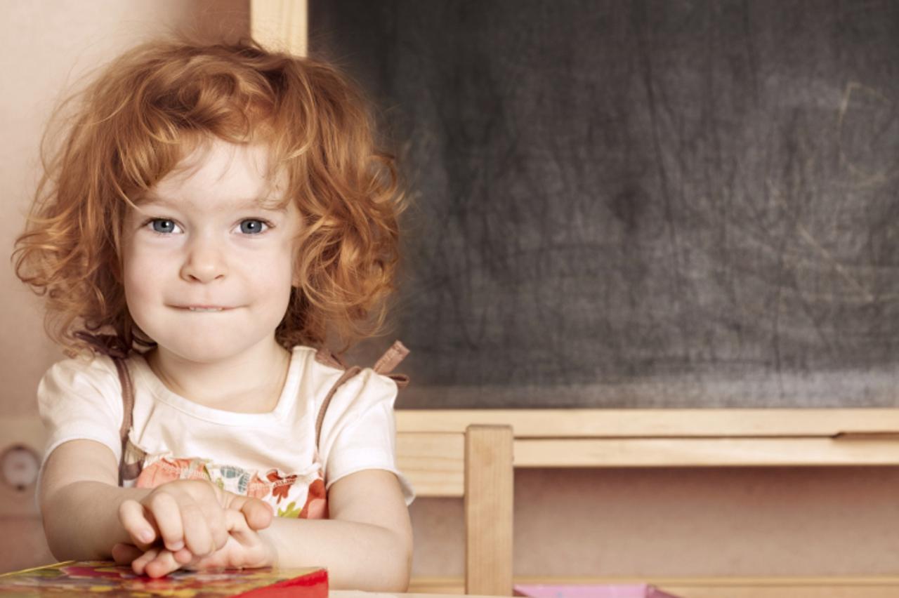 'Schoolchild in a class'