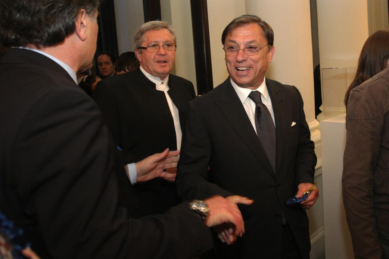 '26.04.2011., Zagreb - Svecana akademija povodom sto godina Dinama u Hrvatskom narodnom kazalistu. .Photo: Marko Prpic/PIXSELL'