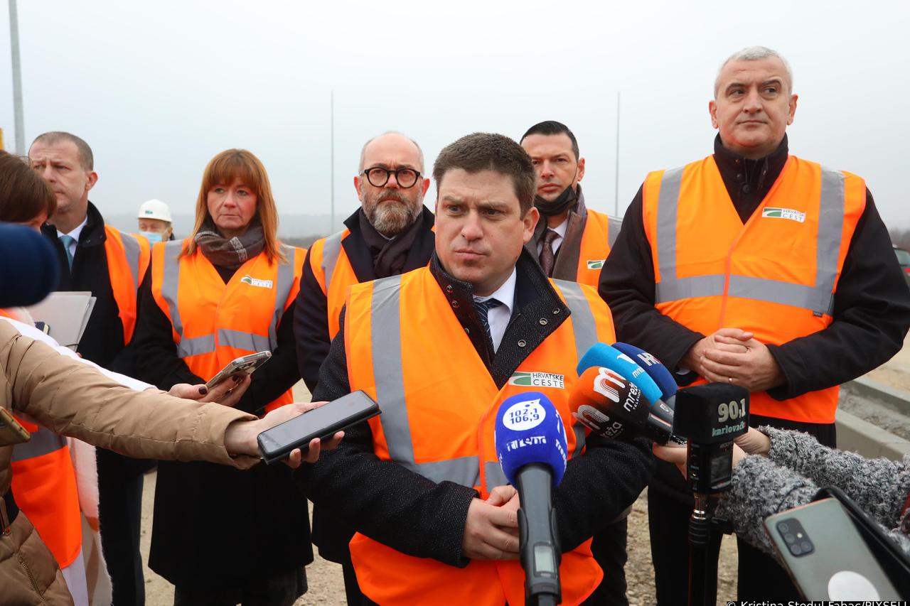 Ministar Butković obišo gradilište obilaznice i mosta Turanj 