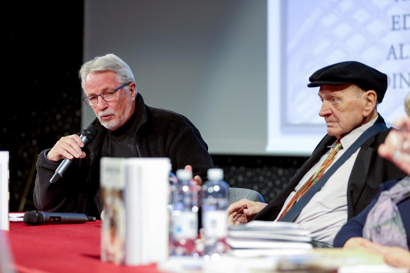 05.02.2026., Novalja - Predstavljanje knjige Domovina, Pastroc autora Dinka Supica Photo: Sime Zelic/PIXSELL