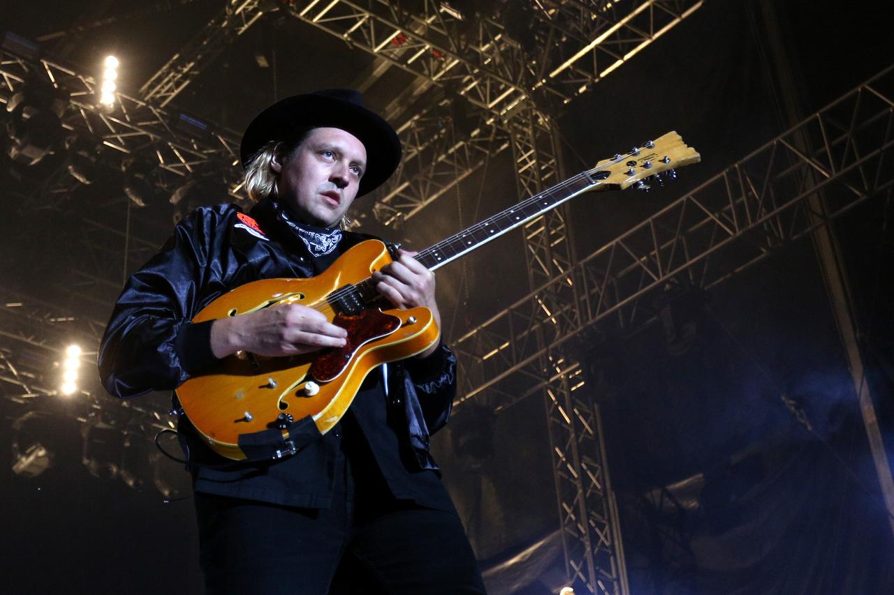 20.6.2016., Zagreb -  Prva vecer 11. INmusic festivala koji se odrzava uz jezero Jarun, gdje nastupaju brojni izvodjaci. Tesla Tower: Tesla meets Bowie.  Photo: Petar Glebov/PIXSELL