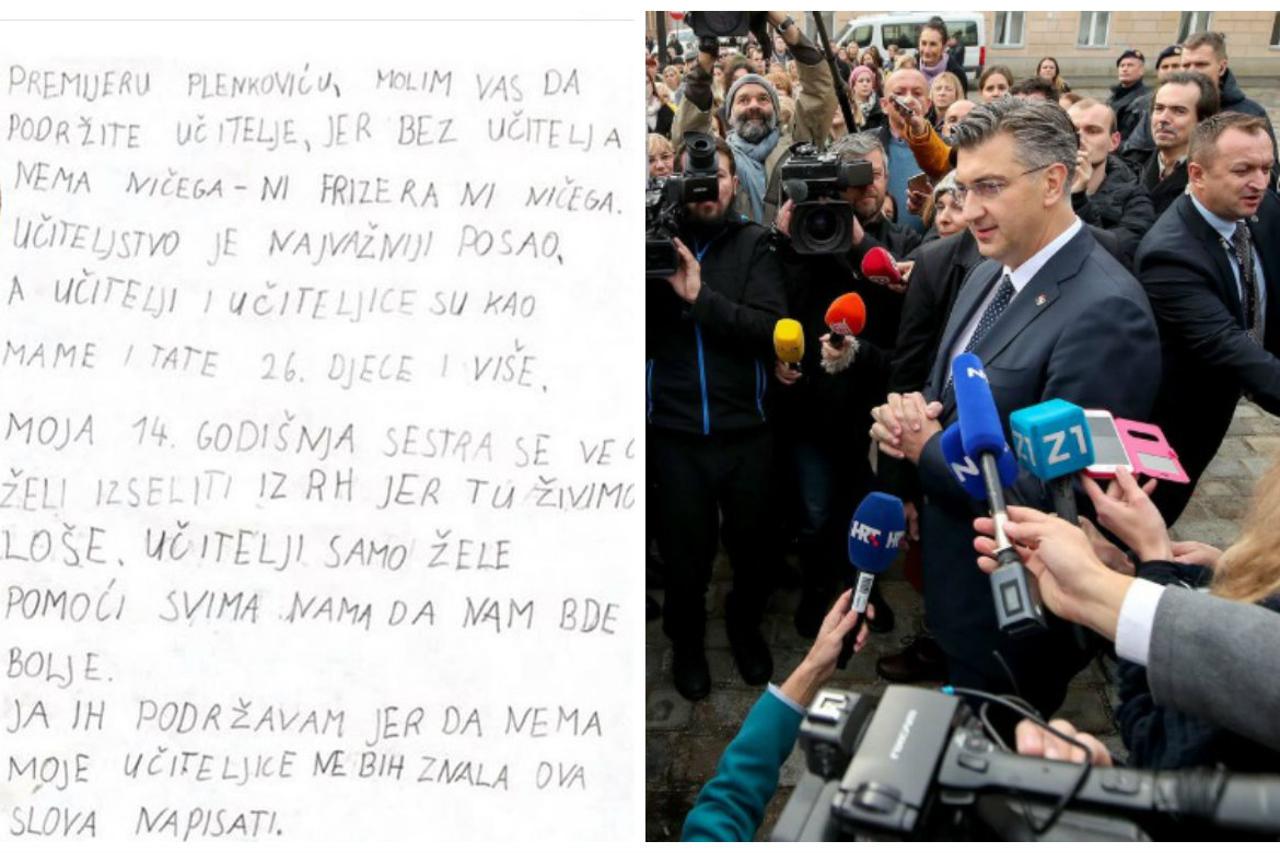 pismo djevočice premijeru