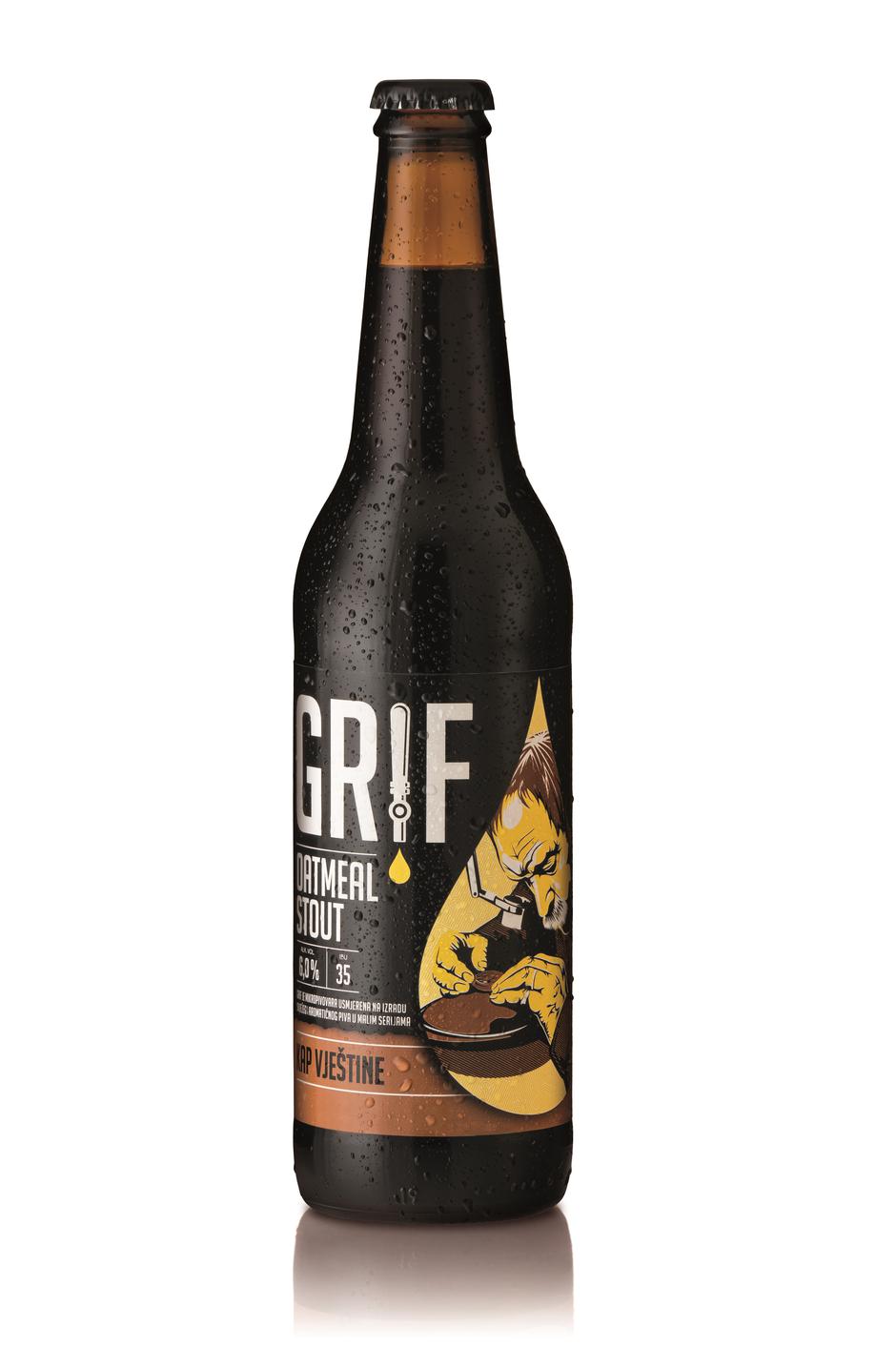 K pivovari je nedavno lansirala novi Grif Oatmeal Stout