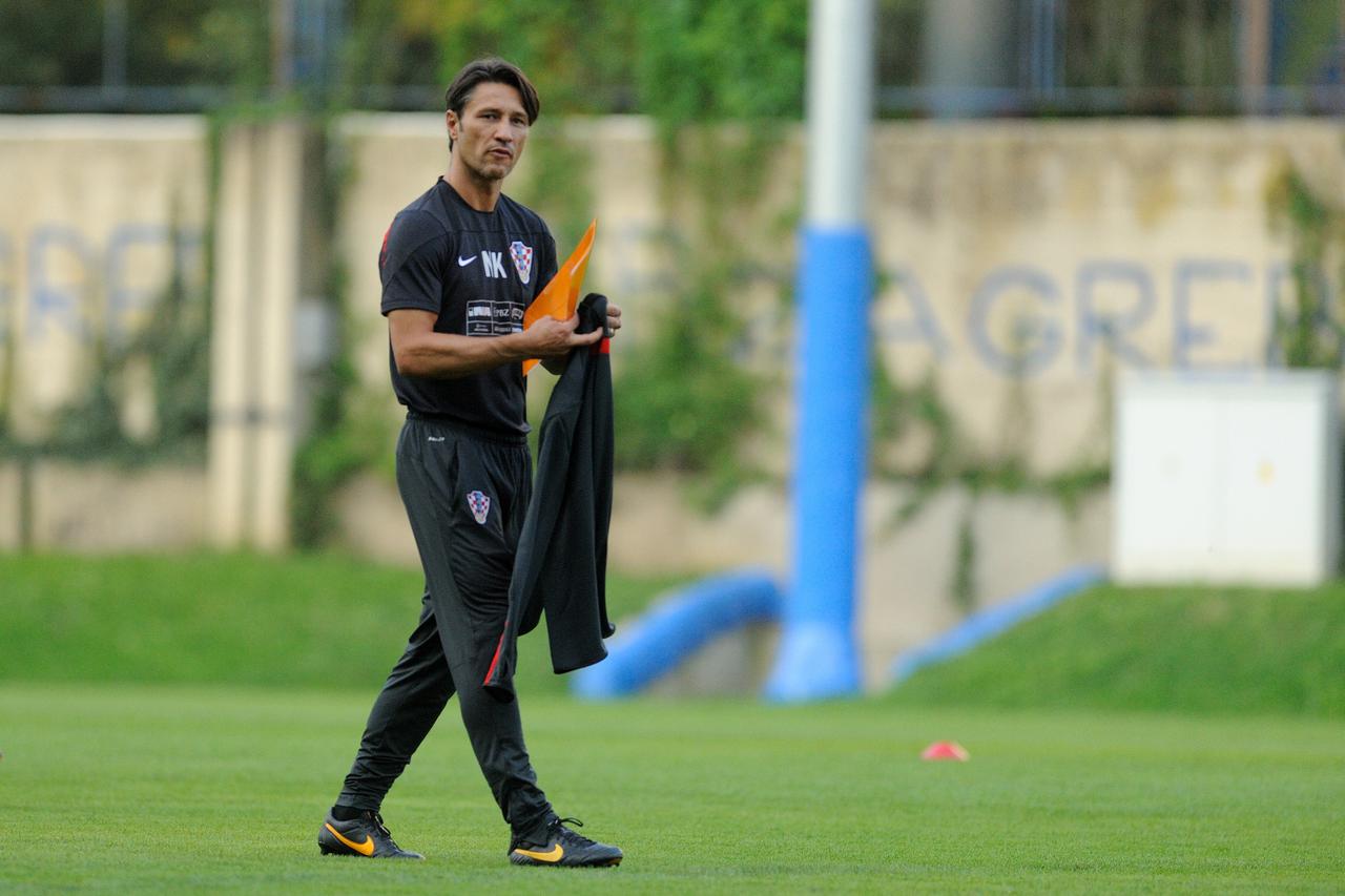 08.09.2014., Zagreb - Trening hrvatske nogometne reprezentacije uoci kvalifikacijske utakmice za Europsko prvenstvo 2016. protiv Malte. Izbornik Niko Kovac. Photo: Daniel Kasap/PIXSELL