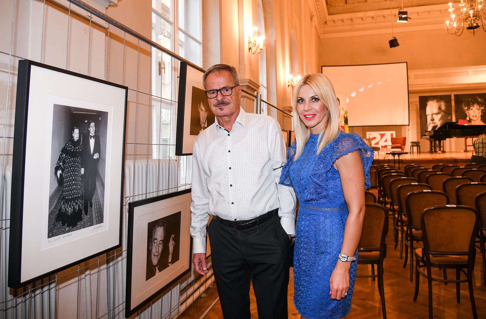 14.09.2021.Zagreb - Otvaranje izlozbe fotografija i promocija monografije Jadran Lazic: 50 godina fotografije. Zarko Radic r Photo: Josip Regovic/PIXSELL