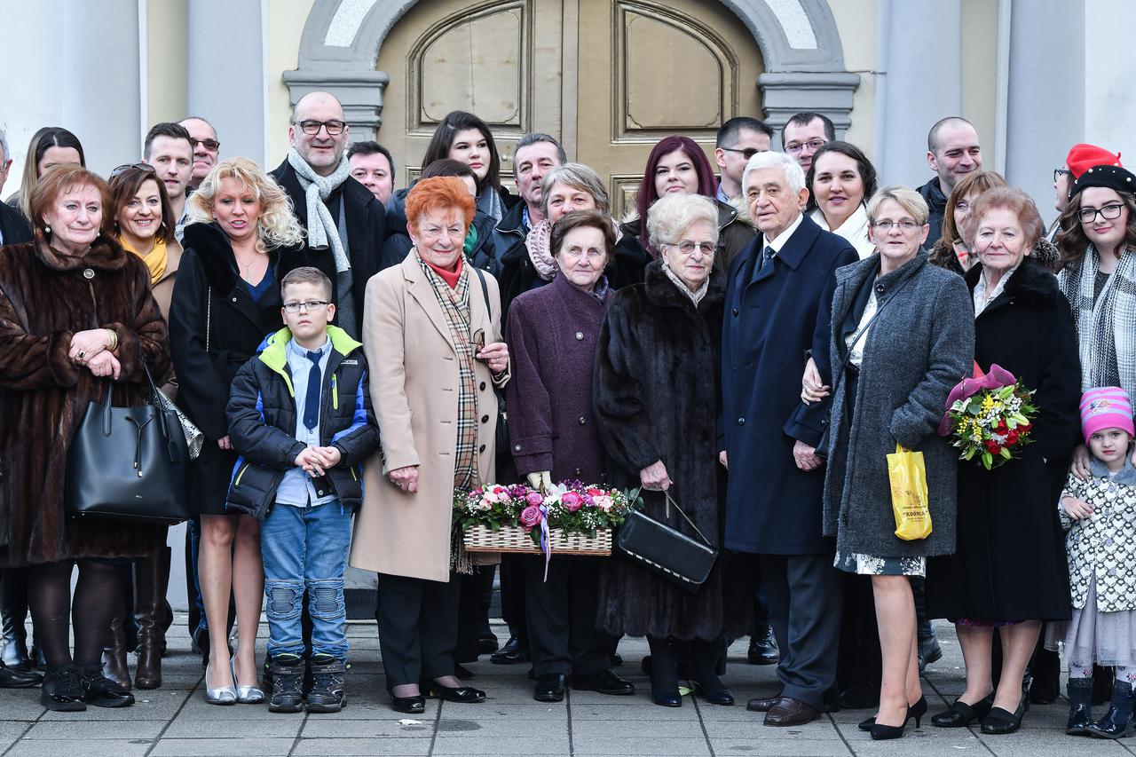 Ana i Stjepan Pavlinić obnovili bračne zavjete na 70. godišnjicu braka