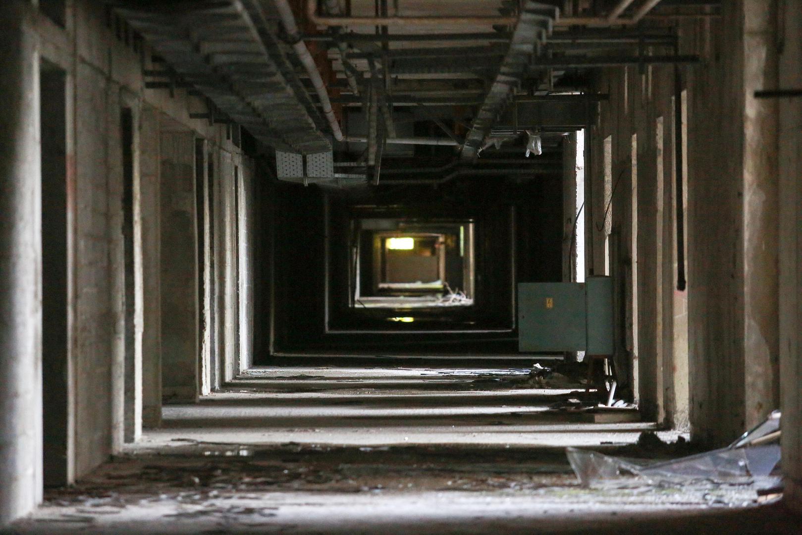 10.09.2019., Zagreb - Zapusteni prostor nikad dovrsene Sveucilisne bolnice u naselju Blato.Photo: Borna Filic/PIXSELL