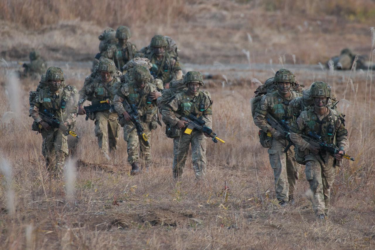 Japan and British Army conduct joint military exercise for island defense "Vigilant Isles 23" in Japan