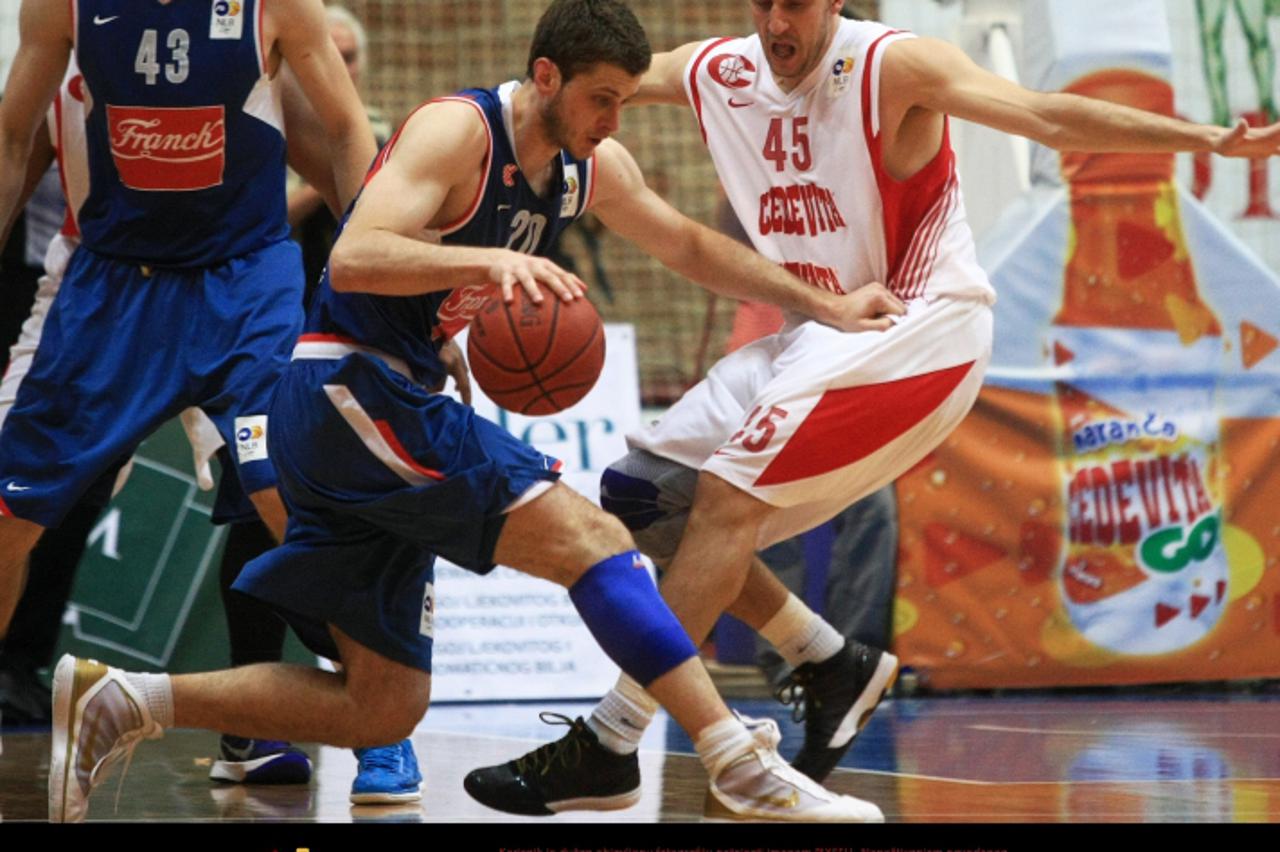 '25.05.2011., Sutinska vrela, Zagreb - Polufinale doigravanja kosarkaskog prvenstva Hrvatske, 3. utakmica izmedju KK Cedevita i KK Cibona.Marino Bazdaric.Photo: Marko Prpic/PIXSELL'
