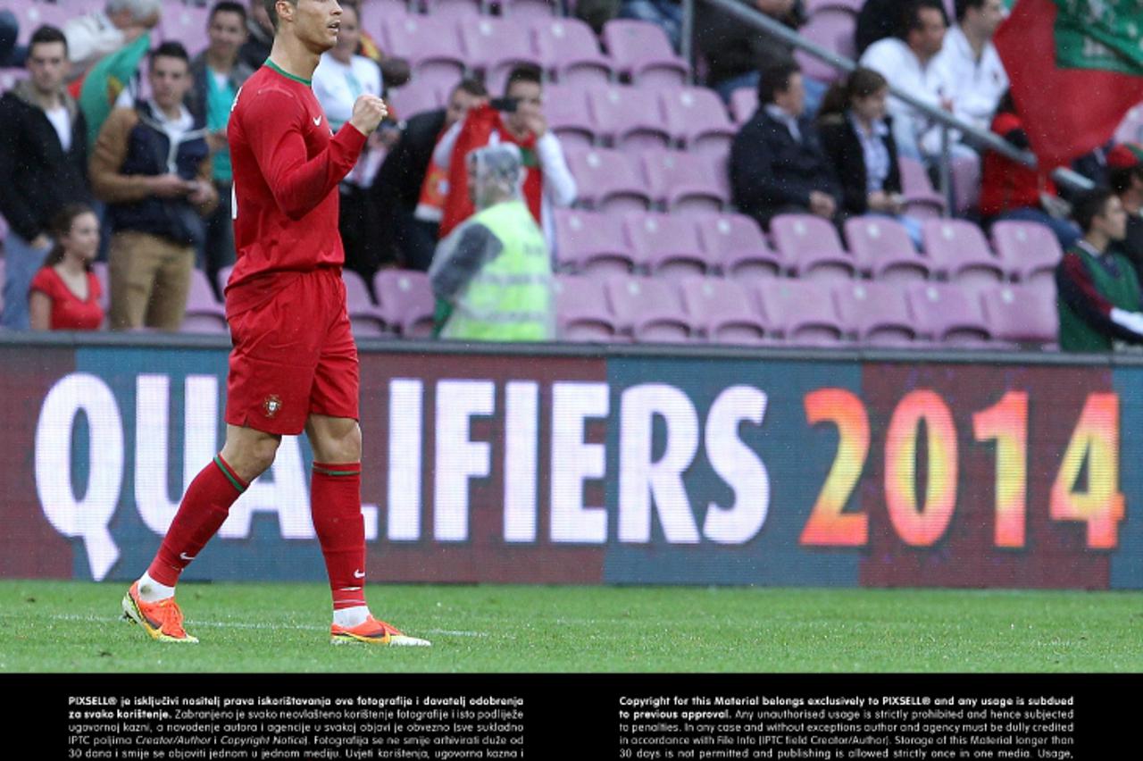 '10.06.2013., Stade de Geneve, Zeneva - Prijateljska nogometna utakmica, Hrvatska - Portugal. Cristiano Ronaldo.  Photo: Goran Stanzl/PIXSELL'