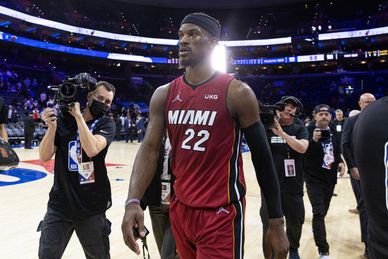 NBA: Playoffs-Miami Heat at Philadelphia 76ers
