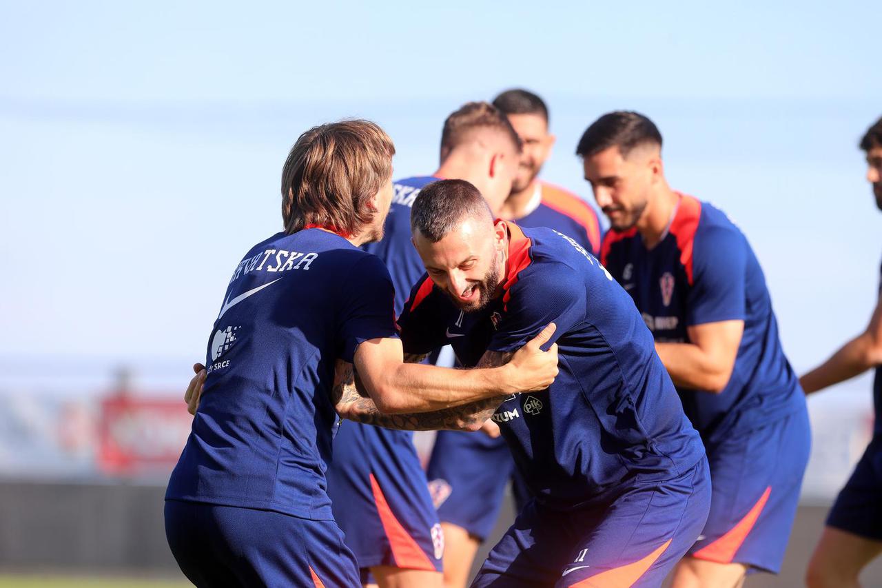 Rijeka: Trening Hrvatske nogometne reprezentacije