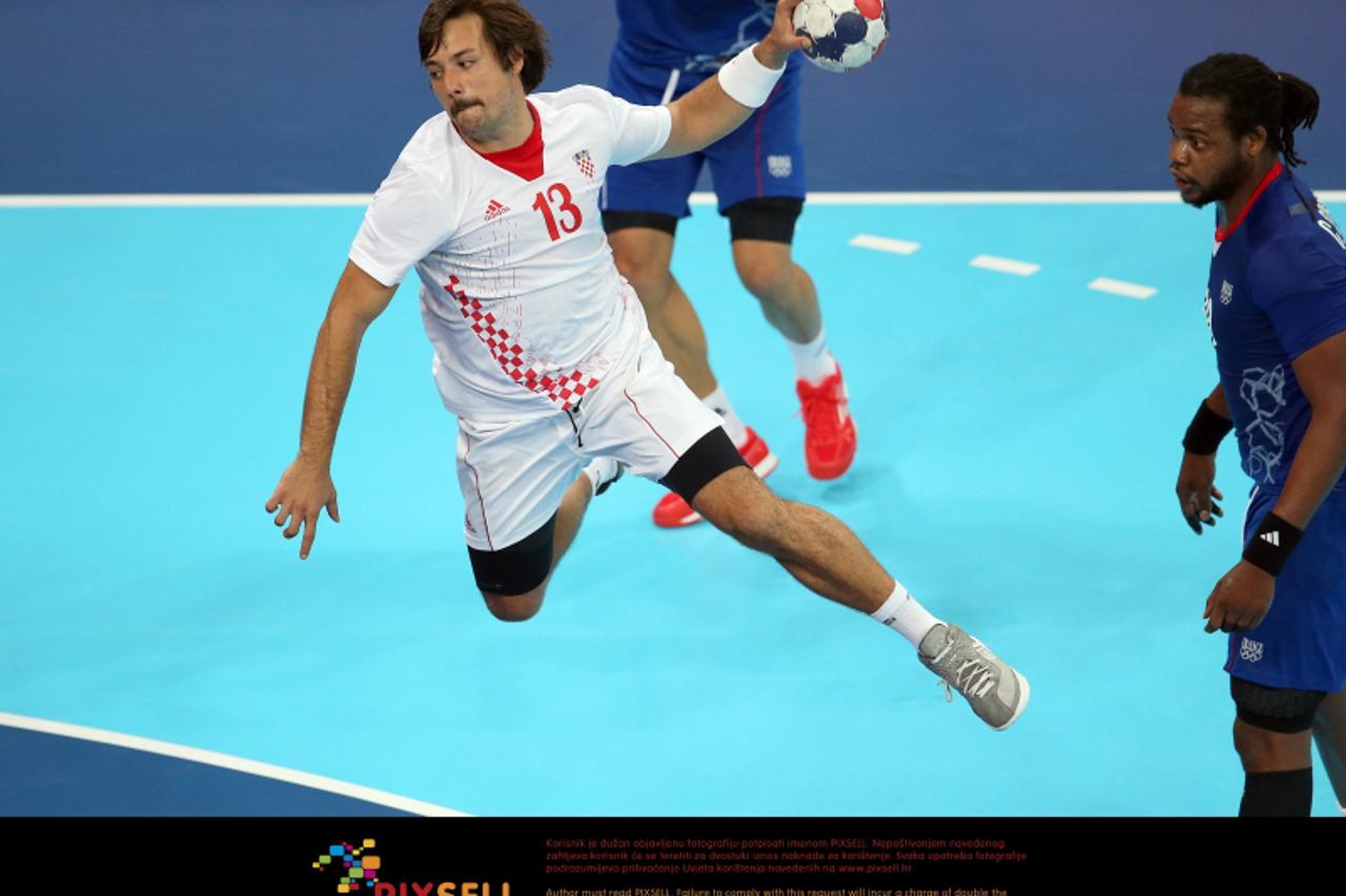 '10.08.2012., London, Engleska - Ljetne Olimpijske igre, rukomet, polufinale. Francuska - Hrvatska. Zlatko Horvat.  Photo: Igor Kralj/PIXSELL '