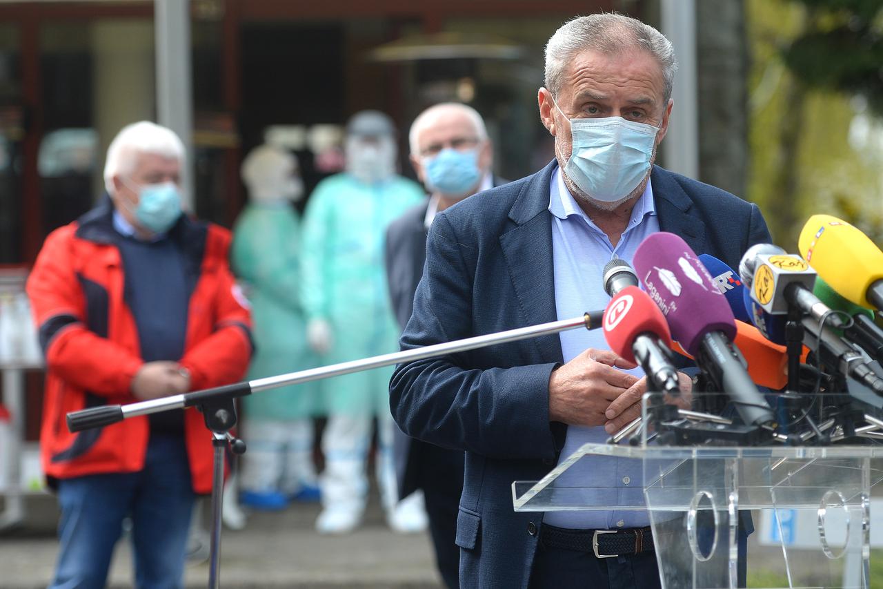 Zagreb: Milan Bandić obišao "drive in" dijagnostiku koronavirusa