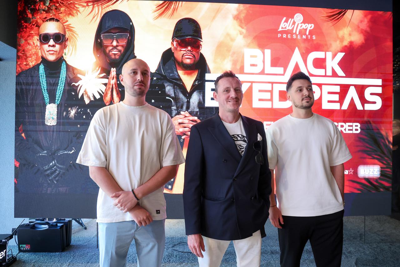 Zagreb: Medijska konferencija i predstavljanje Black Eyed Peas koncerta