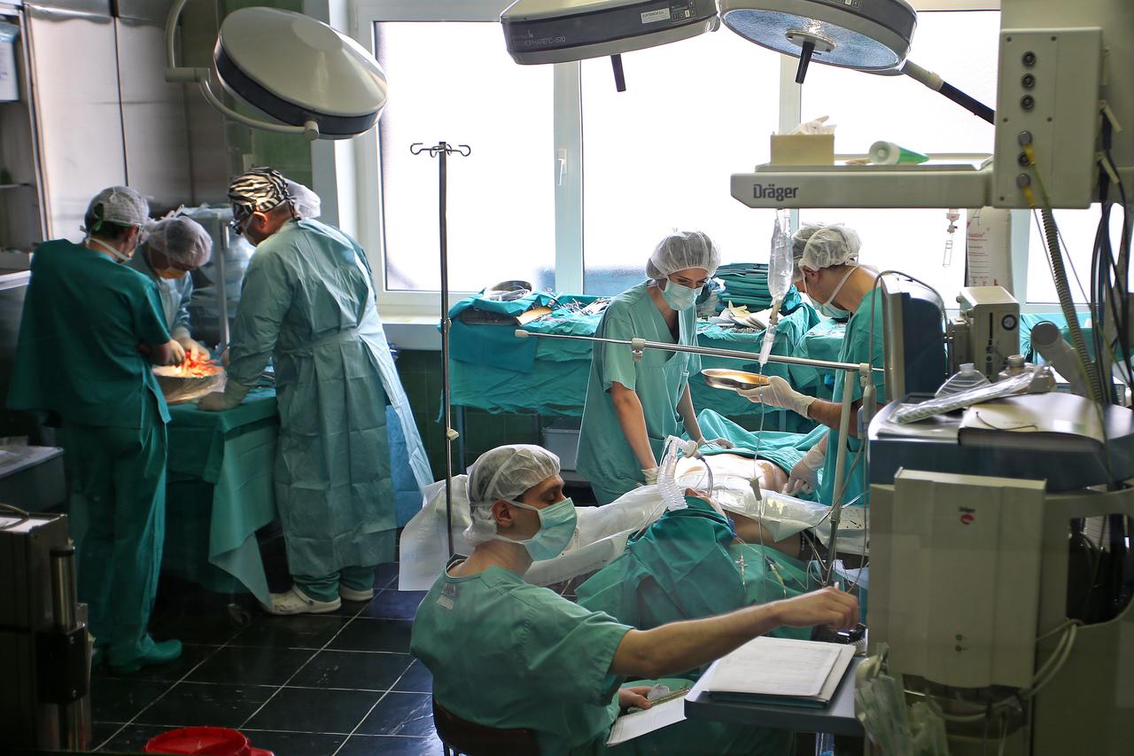 17.03.2015., Zagreb - Danas je u KB Merkur odradjeno 5 transplantacija. Transplantacija bubrega. 