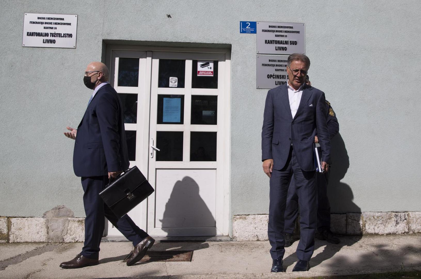 12.05.2021., Livno, Bosna i Hercegovina - Zdravko Mamic nakon vise od pet sati ispitivanja napustio Tuziteljstvo. Photo: Denis Kapetanovic/PIXSELL