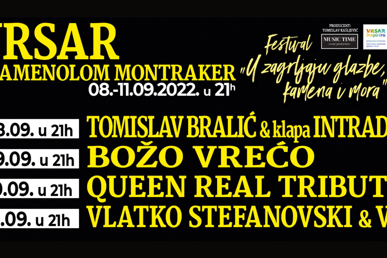 U zagrljaju glazbe, kamena i mora