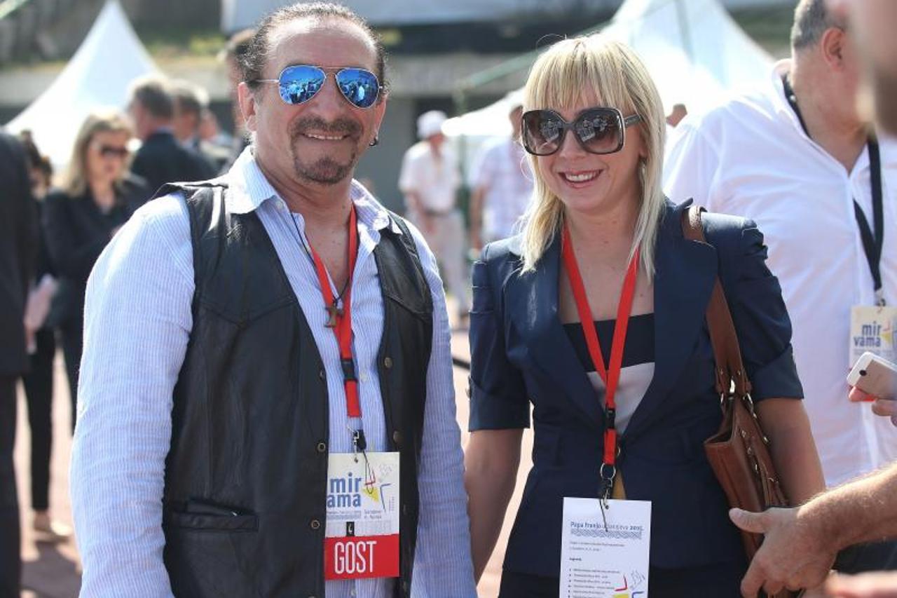 Poznati na dočeku pape Franje 