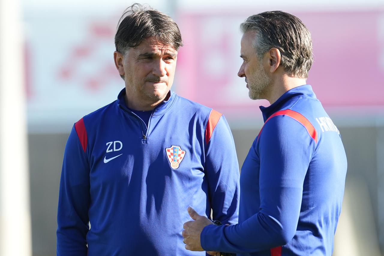 Rijeka: Trening Hrvatske nogometne reprezentacije 