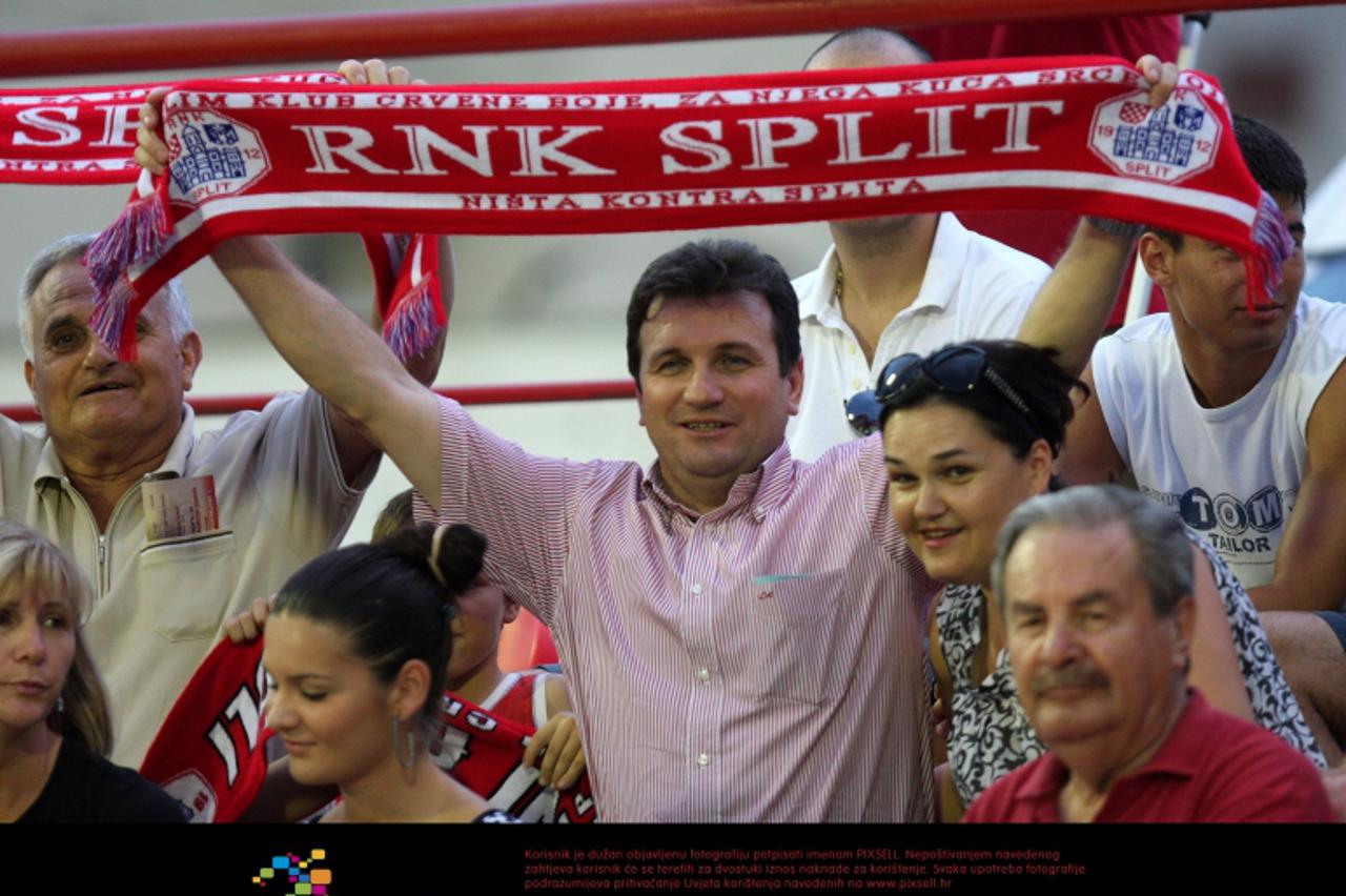 '14.08.2010.,stadion Park mladezi, Split - Odigrano je 4. kolo 1. HNL, NK Split - NK Slaven Belupo.Predsjednik RNK Split-a Slaven Zuzul. Photo: Ivo Cagalj/PIXSELL'