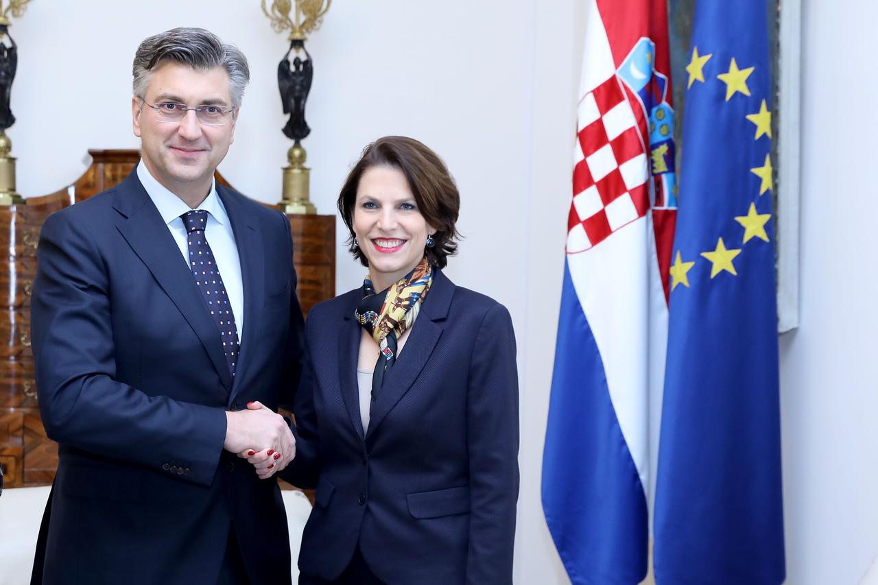 Andrej Plenković i Karoline Edtstadler