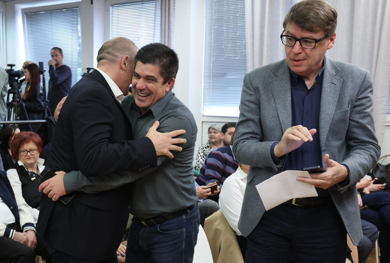16.03.2024., Zagreb - U sredisnjici SDP-a odrzana je sjednica Glavnog odbora SDP-a na kojoj su se obratili Predja Grbin i predsjednik Zoran Milanovic. Photo: Sanjin Strukic/PIXSELL