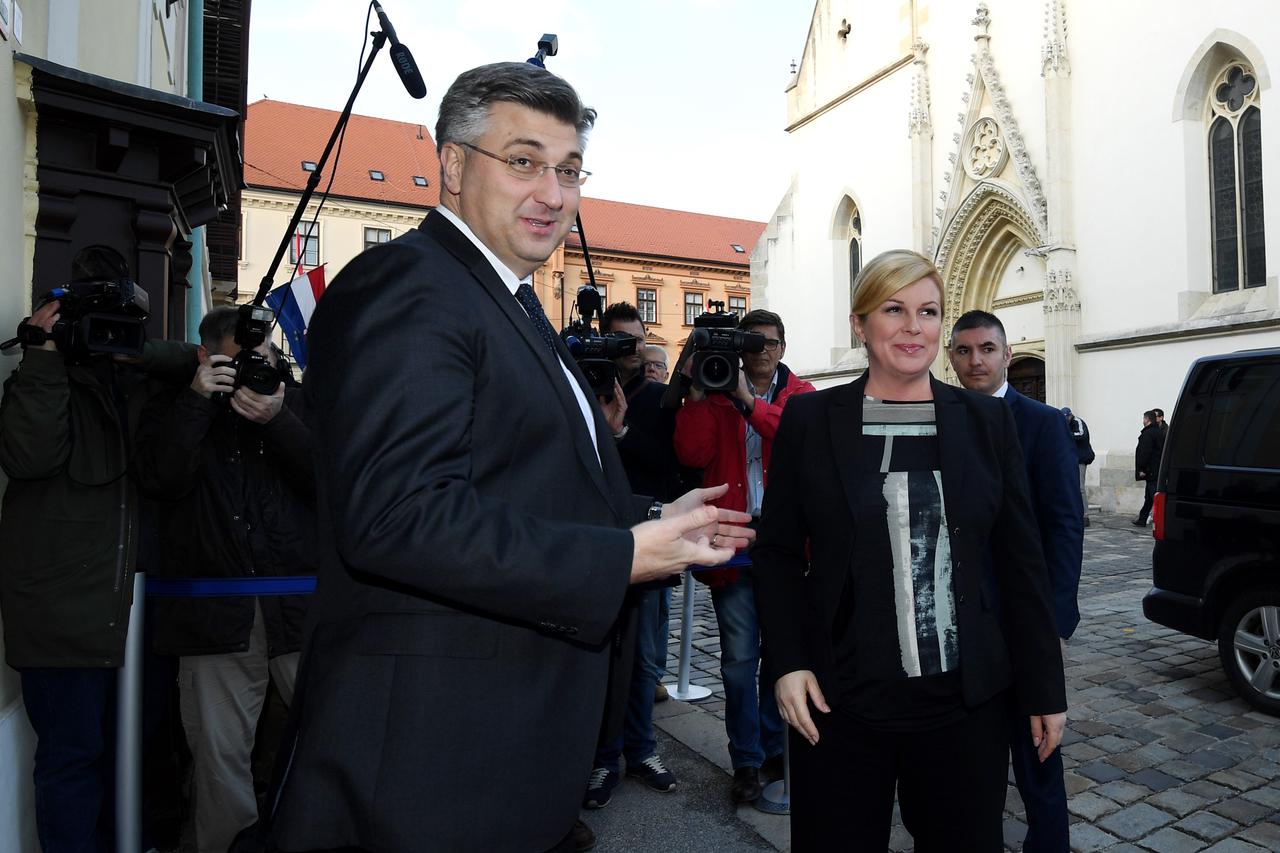 Andrej Plenković i Kolinda Grabar-Kitarović sazvali sjednicu Vijeća za obranu