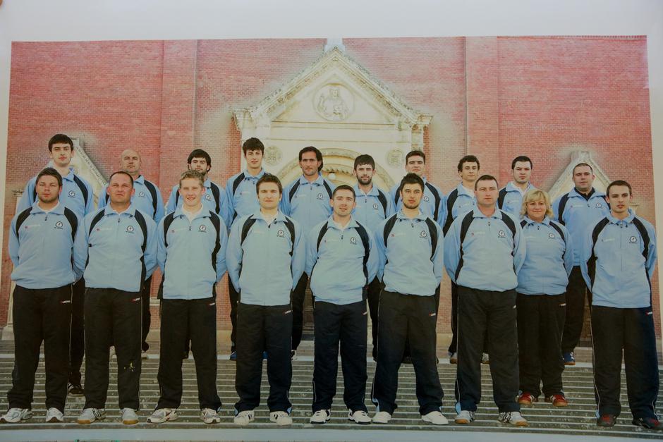 Prvi treneri Domagoja Duvnjaka - Dragan Duvnjak i Perica Martić