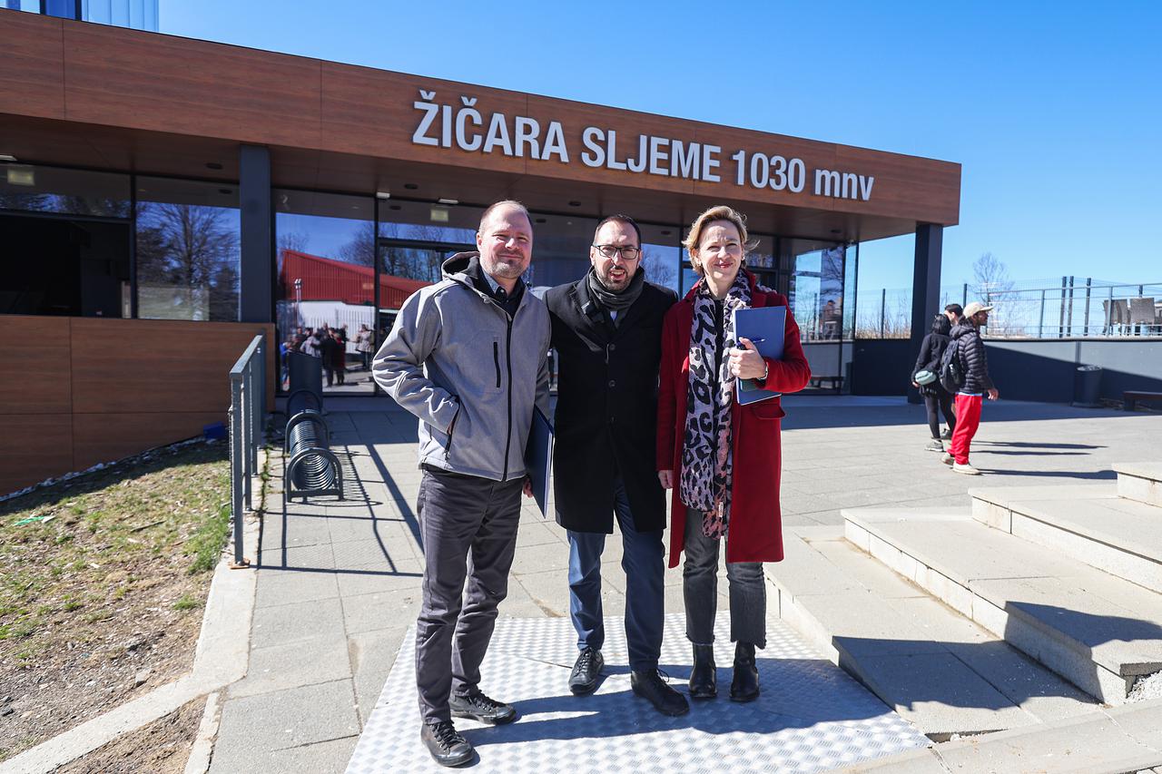 Zagreb: Tomašević i suradnici obišli radove na uklanjanju sedežnice na Sljemenu