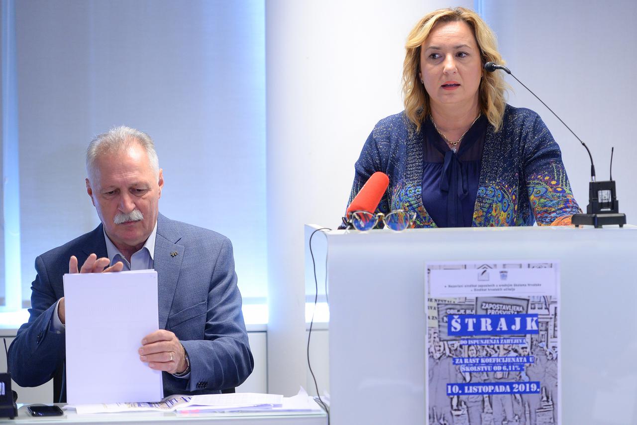 Konferencija sindikata o štrajku u školama