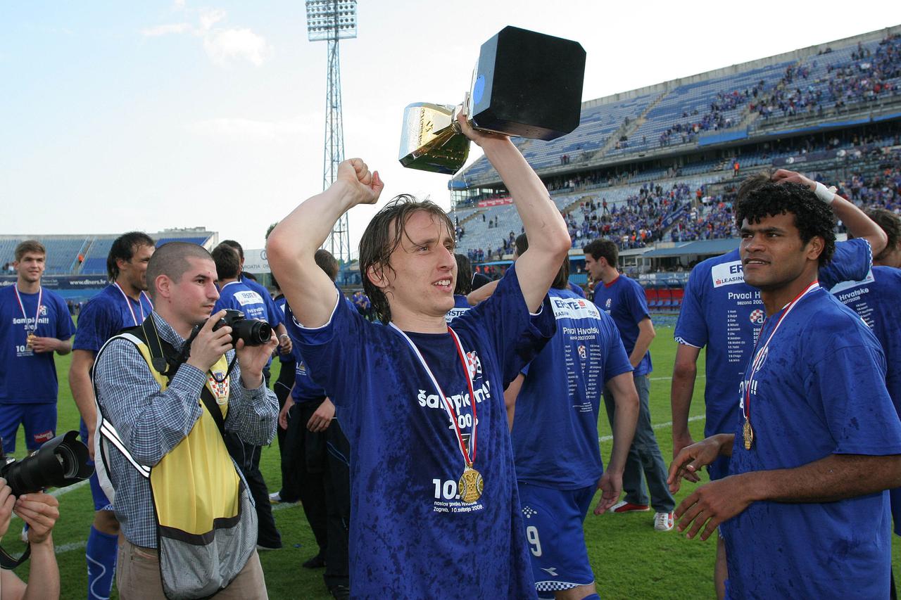 ARHIVA - Zagreb: Luka Modrić oprostio se od Dinama još jednim naslovom prvaka