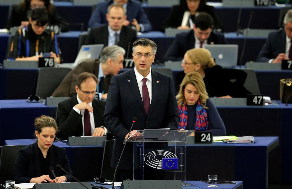 Andrej Plenković u Europskom parlamentu