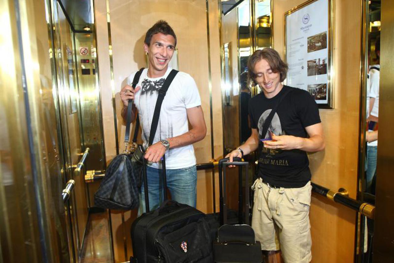 Mario Mandžukić i Luka Modrić