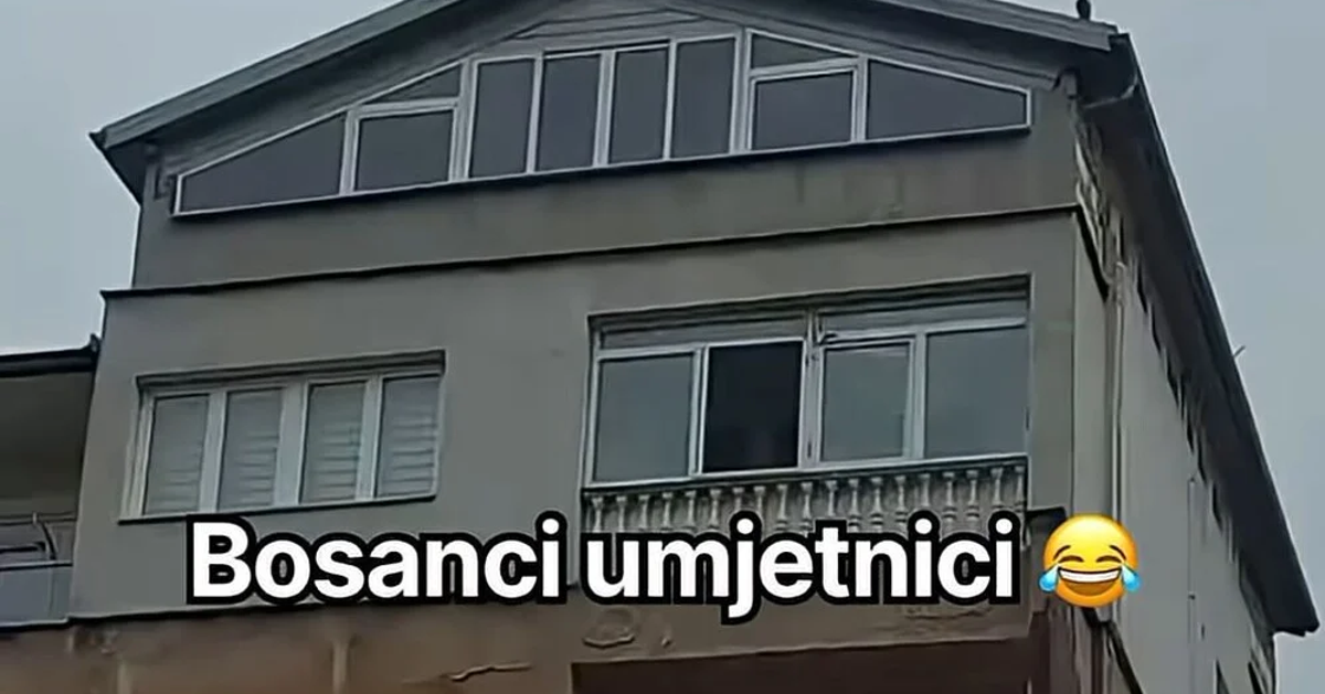 Bosanac sagradio kuću na vrhu stambene zgrade