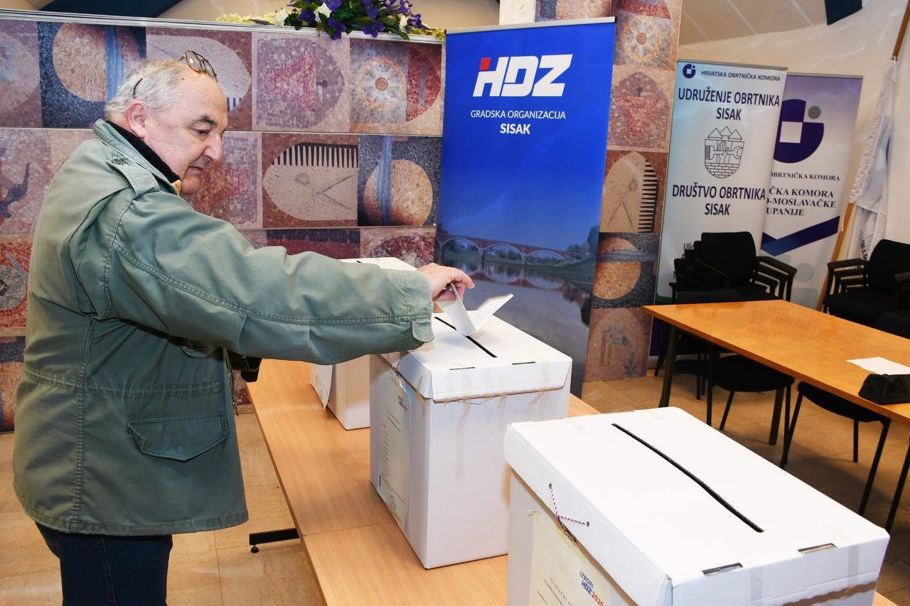 Izbori u HDZ-u u Sisku