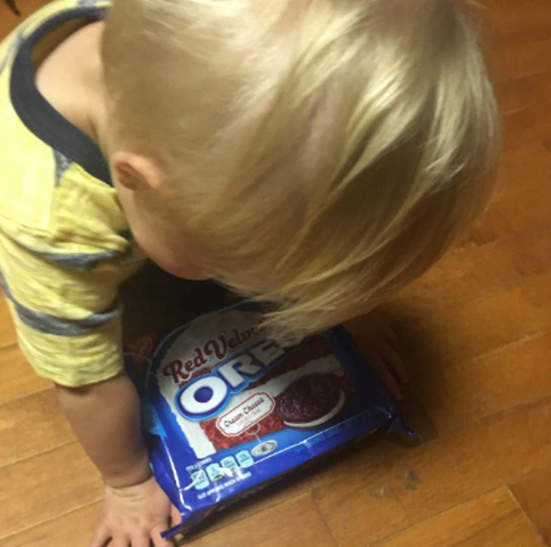 Paket Oreo keksa dječak je izvukao iz smeća i počeo plakati jer je bio prazan.