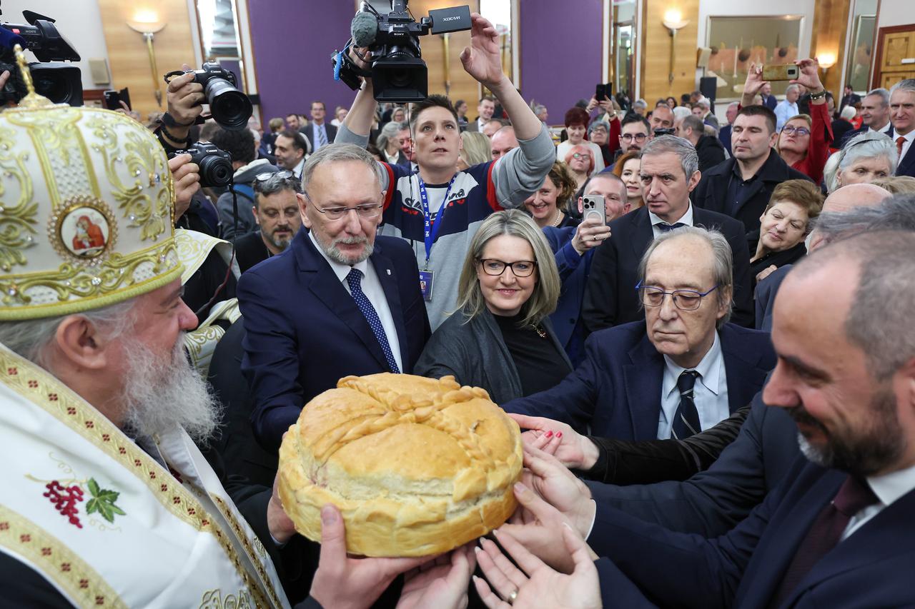 Zagreb: Primanje u prigodi pravoslavnog Bozica priredilo je Srpsko narodno vijece.