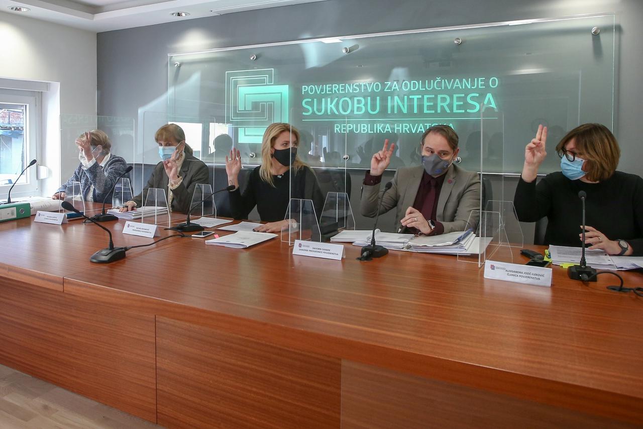 Zagreb: Sjednica povjerenstva za odlučivanje o sukobu interesa