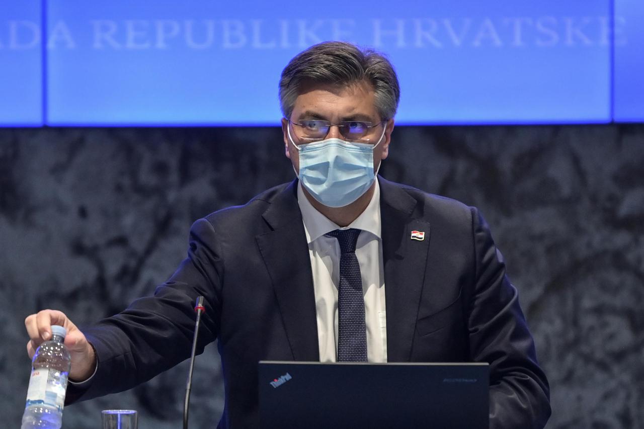 Sjednica Vlade RH, premijer o stanju  s koronavirusom u Hrvatskoj