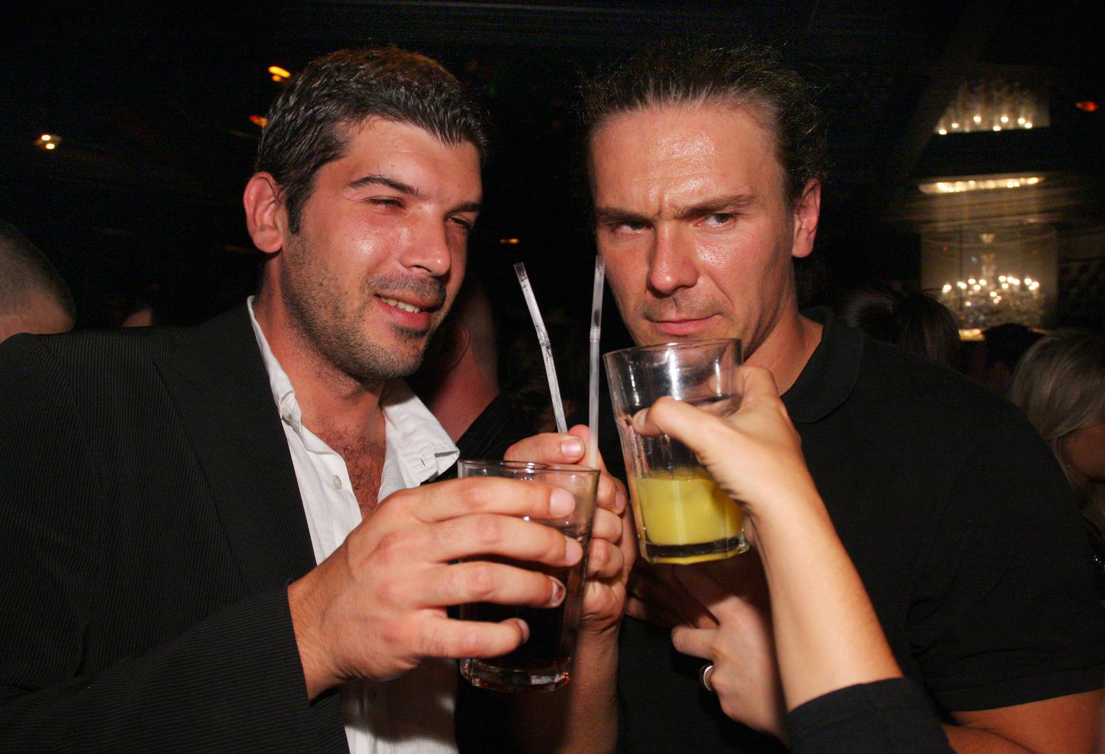 19.09.2009., Zagreb - Otvaranje sezone u zagrebackom klubu Hemingway na Tuskancu. Zeljko Radolfi i Mario Mlinaric. rPhoto: Tomislav Miletic/24sata