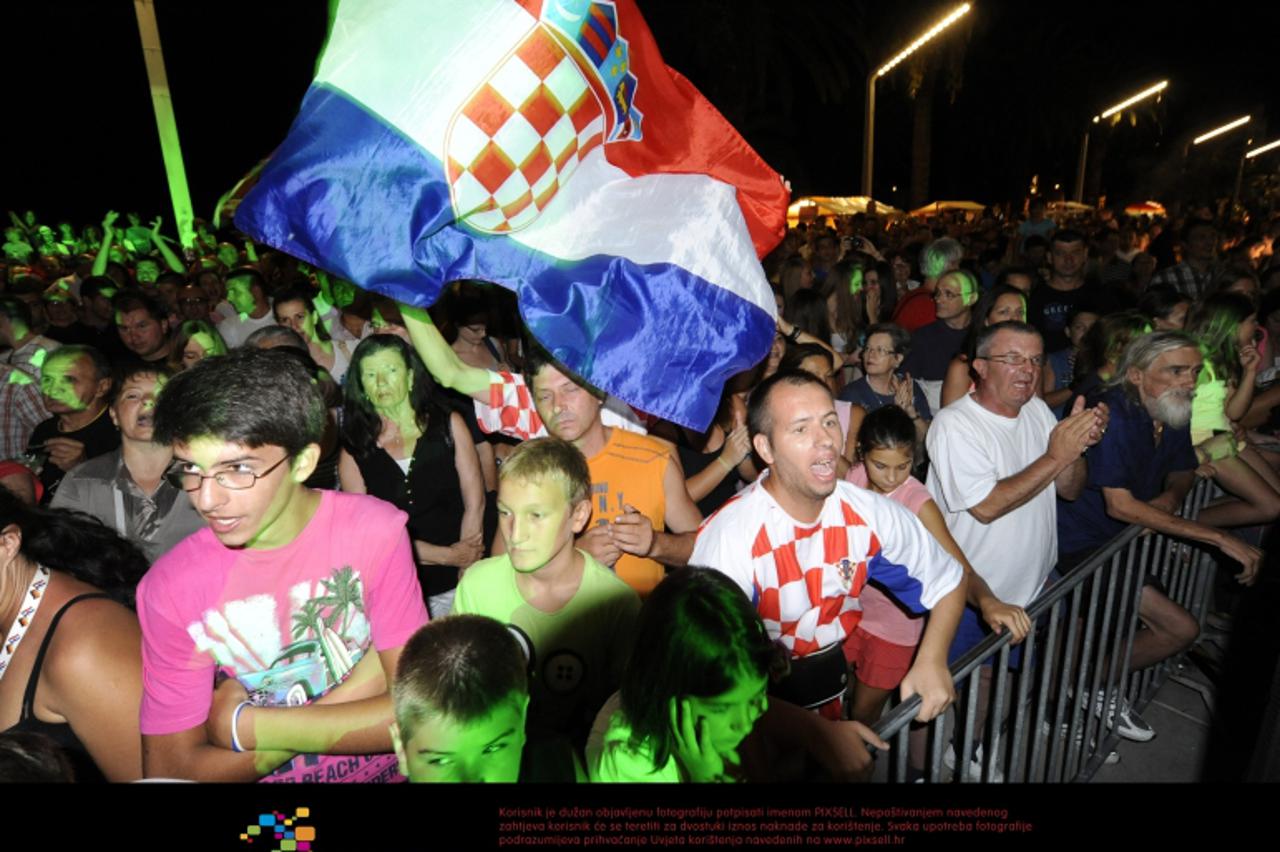 '14.08.2012., Split - Svecani docek za splitske olimpijce koji su nastupili na Olimpijskim igrama u Londonu organiziran je na rivi. Photo: Tino Juric/PIXSELL'