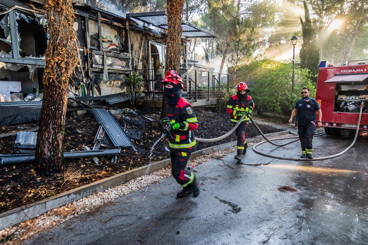 Brač: Posljedice požara u resortu Gava