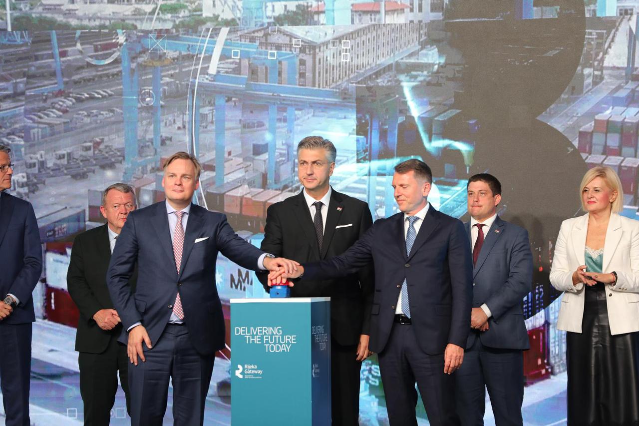 Rijeka: Otvorenje Rijeka Gatewaja kojem je nazočio premijer Andrej Plenković